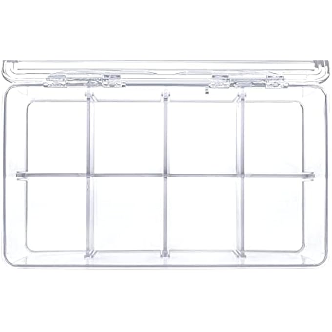 إكسفور منظم أكياس الشاي القابل للتكديس، مكون من قطعتين، صندوق تخزين بلاستيكي للشاي، مناسب للخزائن وأسطح العمل في المطبخ، حامل لأكياس الشاي، أكياس القهوة والسكر، أكياس صغيرة - Image 1