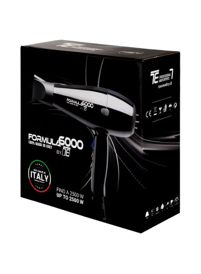 تكنو دراي  اكتشف قوة تجفيف الشعر بمستوى الصالونات مع مجفف الشعر فورمولا 6000 تيكنو دراي بقوة 2500 واط باللون الرمادي - تكنولوجيا متقدمة للحصول على نتائج مذهلة - Image 3