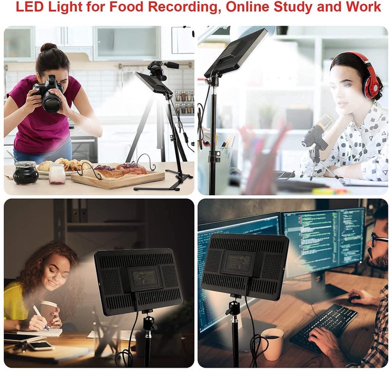 Coku 11 Inch LED Penal Light for Photography and Videography with Remote Control for Studio, YouTube Shoot, Video Recording, Live Conference, Live Streaming, Makeup, Photoshoot White - Image 2