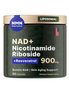 Reus Research NMN Supplement Alternative - Liposomal Nicotinamide Riboside, Resveratrol, Quercetin by Reus Research - High Purity NAD Supplement for Anti-Aging, Energy, Focus - 80 Capsules - pzsku/Z27C0DF466C72FF393EDAZ/45/_/1727245779/23128367-3d52-4f8d-bf9a-4a6462d45cfb