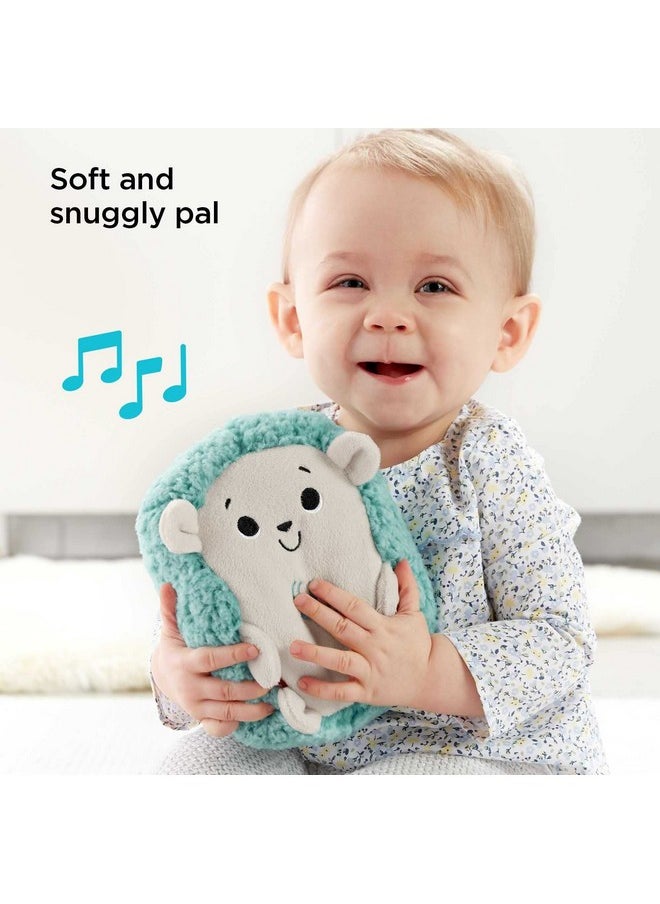 Fisher-Price - Fisher-Price Calming Vibes Hedgehog Soother, Portable Plush Toy Sound Machine with Vibrations for Newborn Babies - Image 1