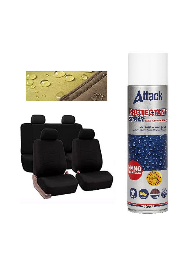 Attack Nano Spray – Liquid-Repellent and Protective Coating for Natural and Synthetic Leather and All Types of Fabrics – Suitable for Car Seats and Upholstery, Heat and Dirt Resistant - Image 4