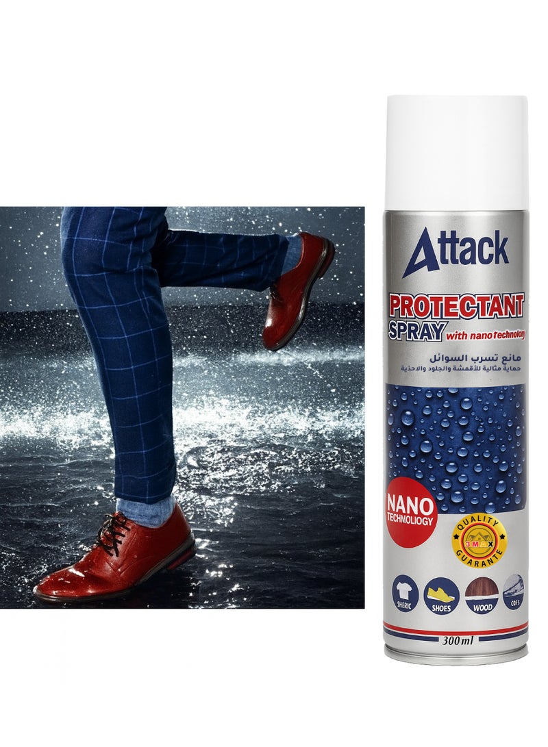Attack Nano Spray – Liquid-Repellent and Protective Coating for Natural and Synthetic Leather and All Types of Fabrics – Suitable for Car Seats and Upholstery, Heat and Dirt Resistant - Image 5