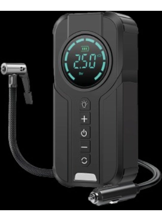 Generic Emergency All-in-One Car Starter, Air Compressor, Power Bank, LED Flashlight – 2000A Jump Starter with Tire Inflator and Portable Battery Pack  - Image 1