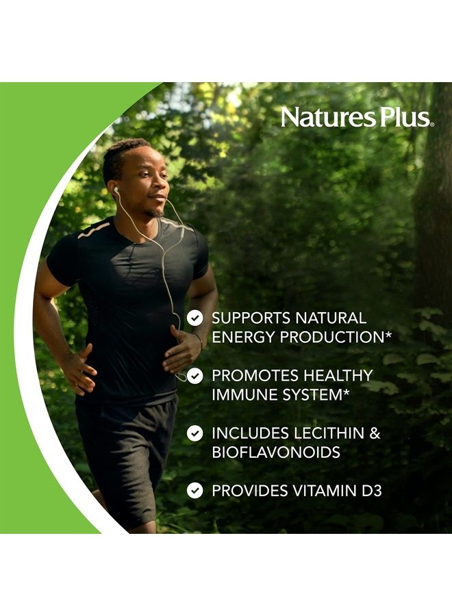 Nature's Plus NaturesPlus Adult's Chewable Multivitamin - 180 Vegetarian Tablets - Pineapple Flavor - Natural Whole Foods Supplement for Overall Health, Energy - Gluten-Free - 180 Servings - Image 3