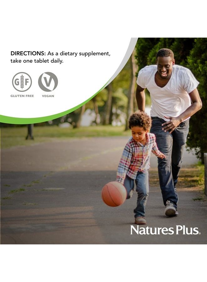 Nature's Plus NaturesPlus Adult's Chewable Multivitamin - 180 Vegetarian Tablets - Pineapple Flavor - Natural Whole Foods Supplement for Overall Health, Energy - Gluten-Free - 180 Servings - Image 4