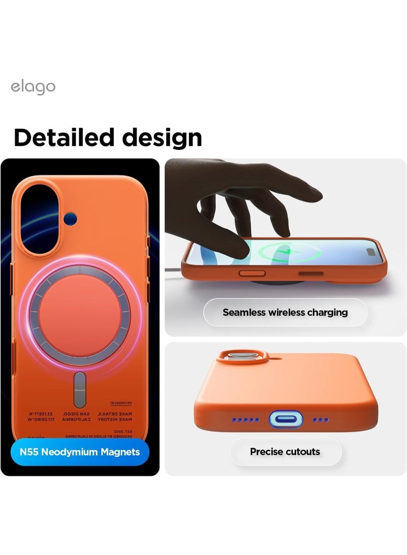 iPhone 17 حافظة سيليكون مع MagSafe – الأحمر - Image 2