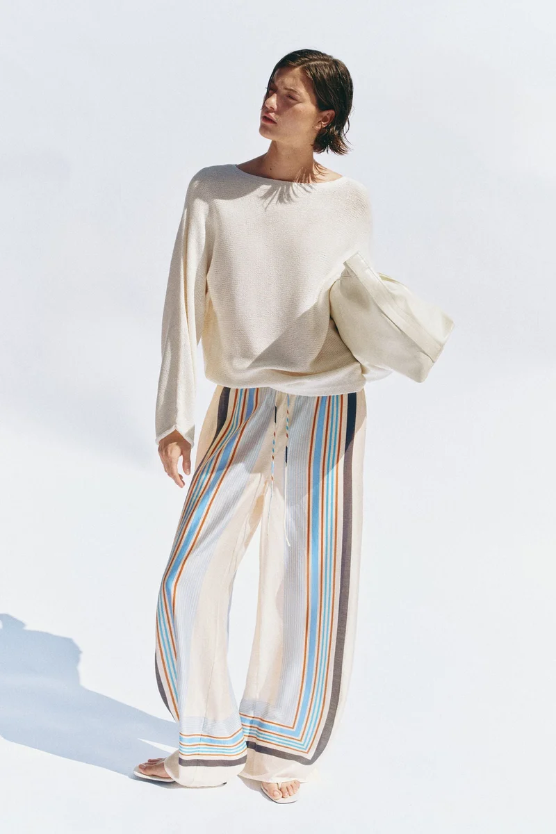 H&M Wide drawstring trousers