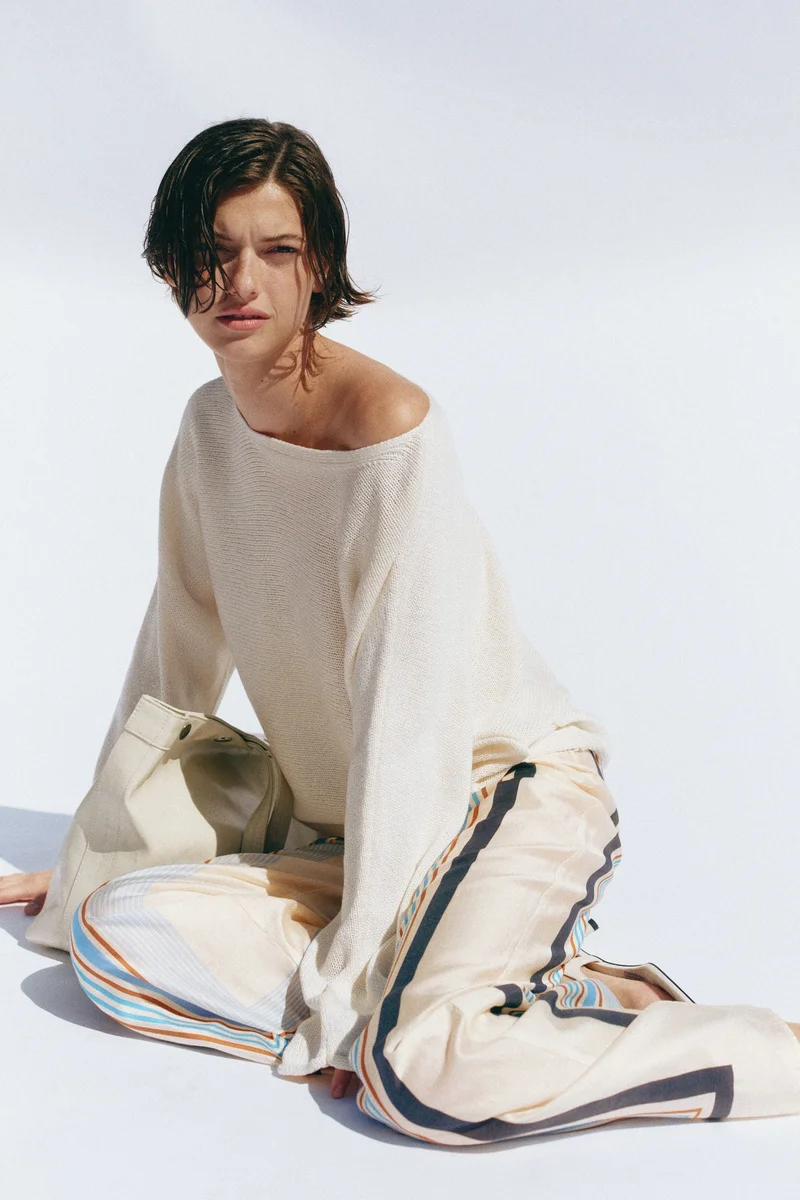 H&M Wide drawstring trousers