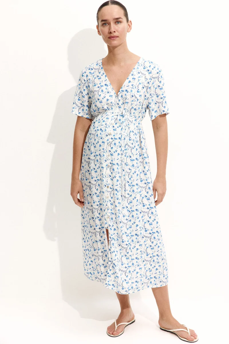 H&M MAMA Before &amp; After Tie-belt dress