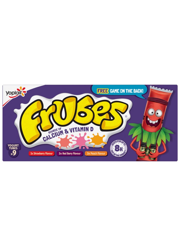 Buy FRUBES Kids Strawberry Red Berry & Peach Kids Yoghurt Tubes Online ...
