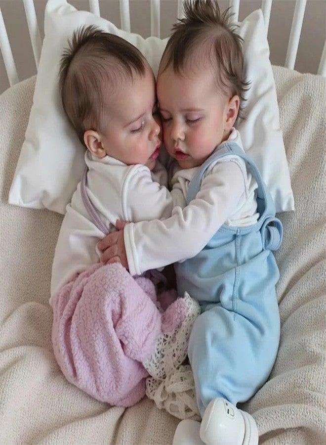 Zero Pam Reborn Baby Dolls Silicone Full Body Twins-18 in Realistic Baby Doll, Anatomically Correct Girls, Real Life Babys Dolls, Lifelike Babys Doll, Silicone Babies for Girls with Accessories - Image 4