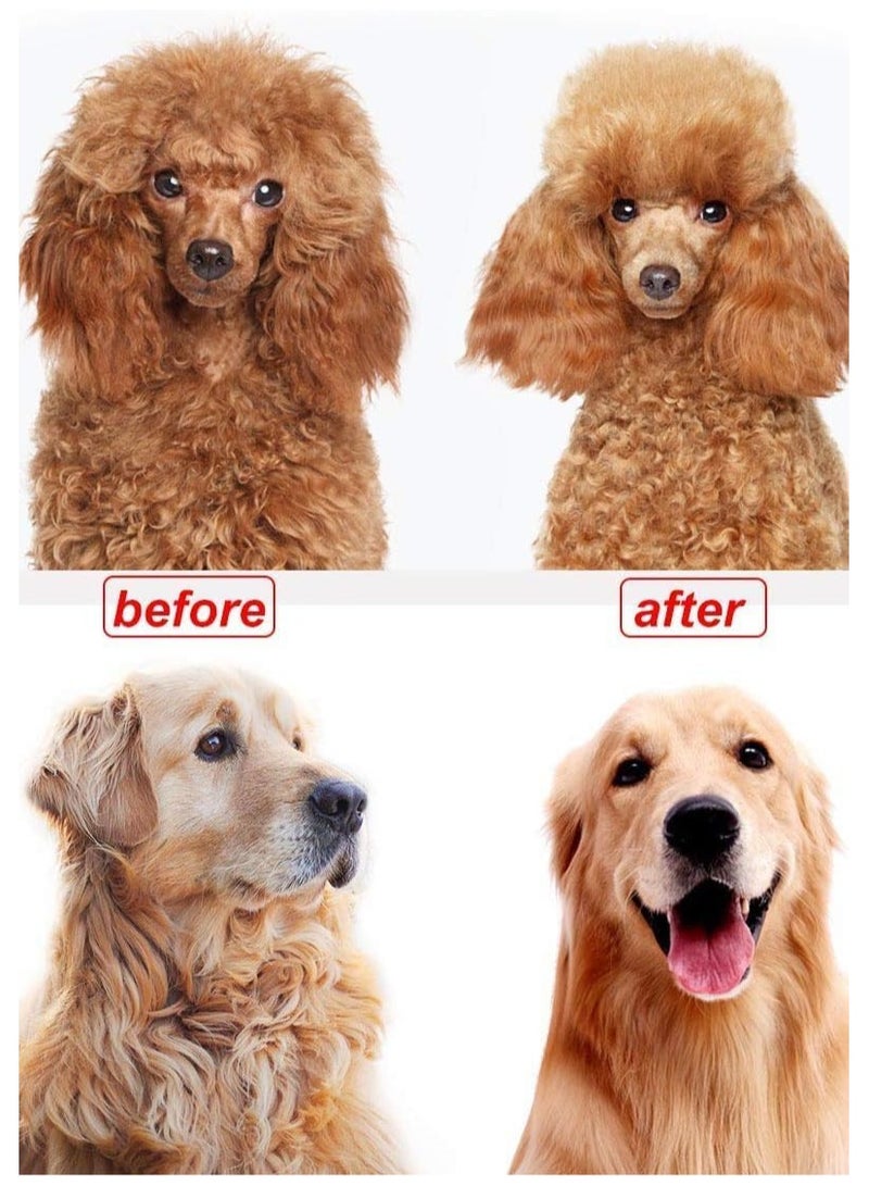 Soft & Durable Pet Hair Brush for Cats and Dogs, Long-Lasting Detangling Function, Easy to Clean, Green - Image 5