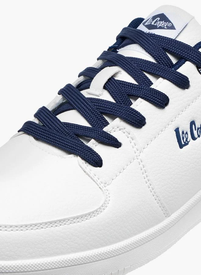 Lee Cooper Men's Panelled Lace-Up Sneakers