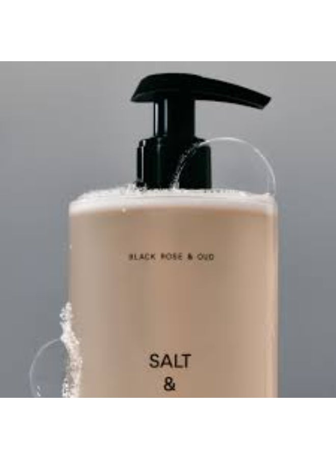 سولت اند ستون غسول الجسم SALT & STONE - الورد الأسود والعود 450 مل - Image 3