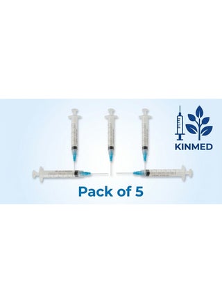 Pack of 5 Kinmed disposable syringe 3ml - view 2