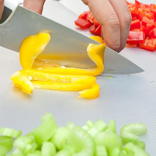 Mind Reader E-Z Board Disposable Plastic Cutting Board, 20 Square Feet, Easy Clean-Up and Convenient Use, Ideal for Camping, Hunting, Boating, and For People With Food Allergies, Clear - Image 2