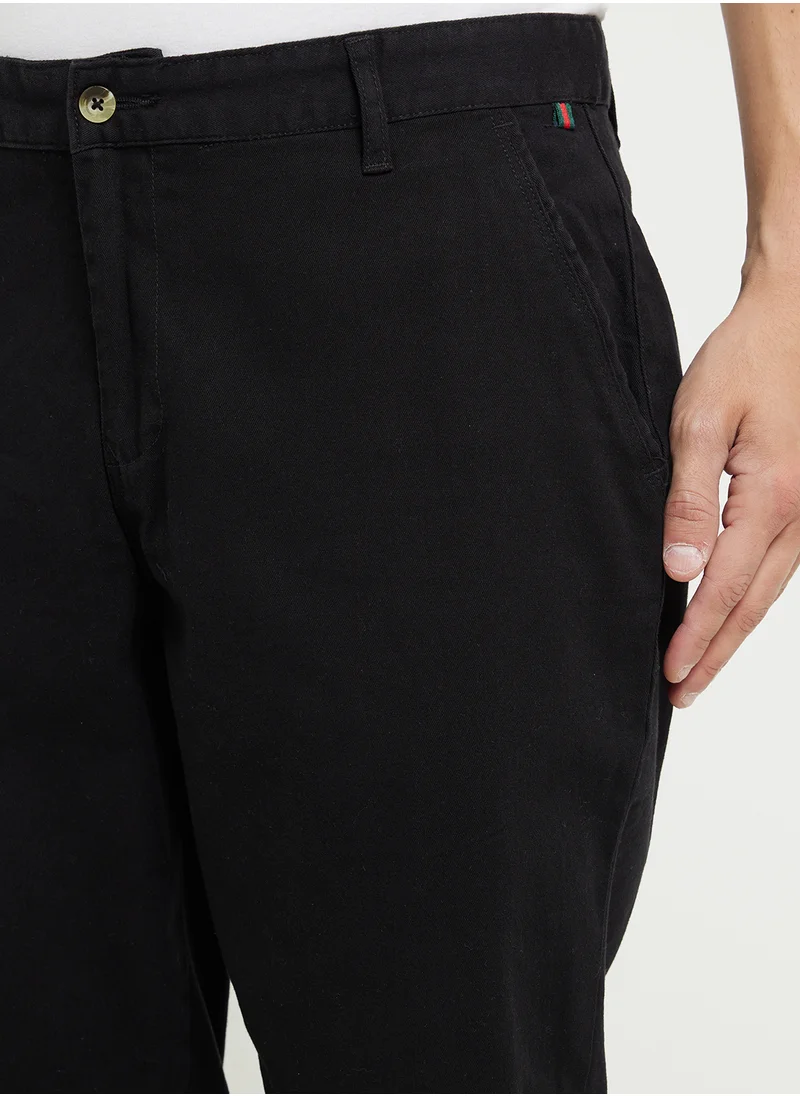 Robert Wood Slim Fit Cuffed Jogger Chinos