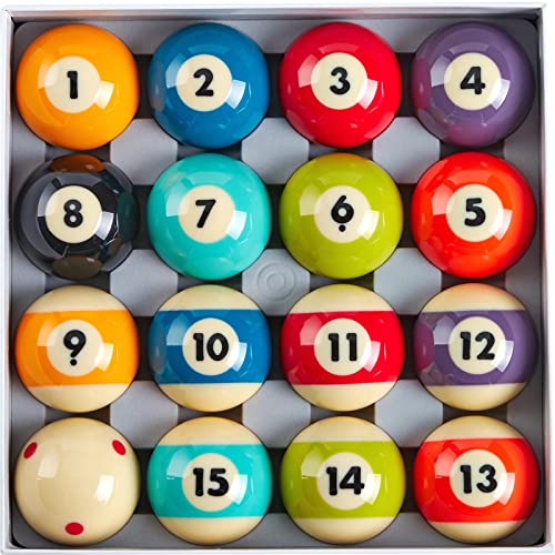 Billmart Premium Billiard Balls Pool Table Accessories 2-1/4" Regulation Size 16 Pool Balls Billiard Set - Image 5