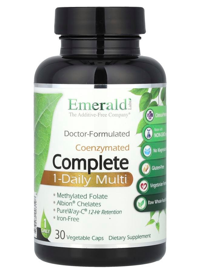 Emerald Laboratories Coenzymated Complete 1-Daily Multi 30 Vegetable Caps - Image 1