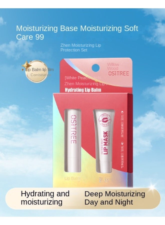 Zhenrun Lip Balm & Lip Mask Set, Moisturizing And Smoothing Lipstick Base, Colorless For Men, Women, And Students - Image 2