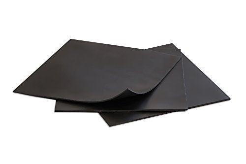 MATNIKS Solid Neoprene Rubber Sheets Black 6x6-Inch by 1/16 (Pack of 3) for Pipe Insulation Plumbing Gaskets DIY Material Supports Leveling Sealing Bumpers Protection Insulation - Image 1