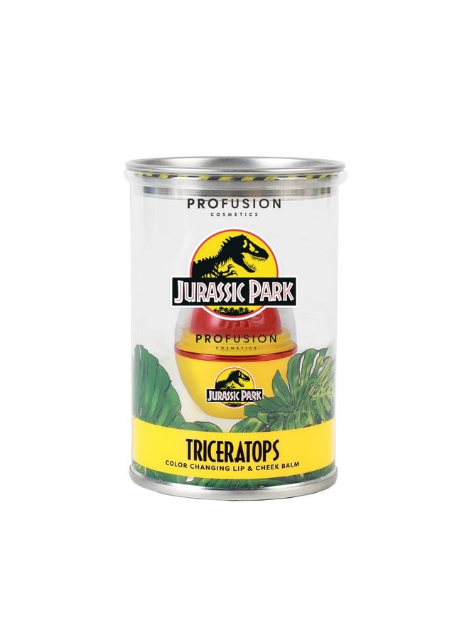 Profusion Cosmetics - Jurassic Park Color Changing Lip Balm Unleash Your Dynamic Beauty With Chroma Glow Lips Balmallday Moisture Hydrating Vegan And Multipigment Formula (Triceratops2) - Image 1