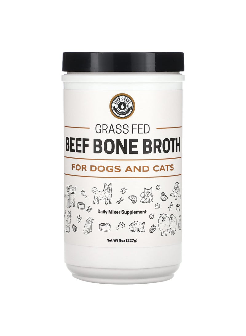 Grass Fed, Beef Bone Broth, For Dogs and Cats, 8 oz (227 g)