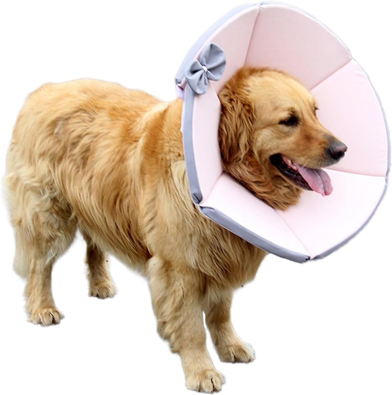 Large Dog Recovery Collar Multiple Size Cone Cats Head Leg Wound Recovery Cone Sticker Type Pet Collar for Dogs - Image 5