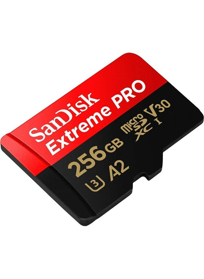 Sandisk Extreme Pro microSD UHS I Card for 4K Video on Smartphones, Action Cams & Drones 200MB/s Read, 140MB/s Write 256 GB  - Image 2