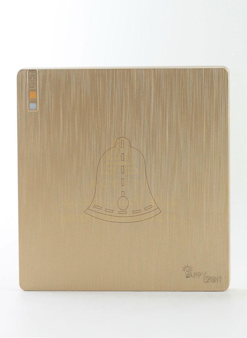 Happy Light High quality Bell Switch Golden color piano 7*7 - Image 2