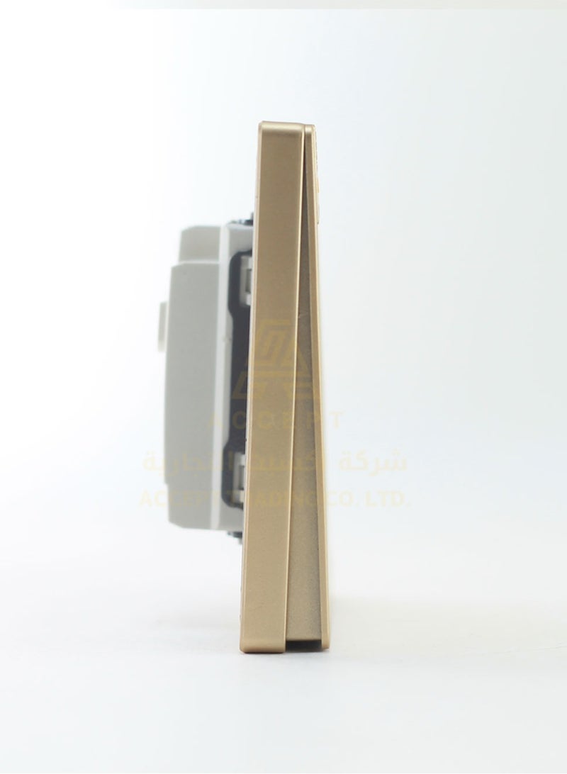 Happy Light High quality Bell Switch Golden color piano 7*7 - Image 3