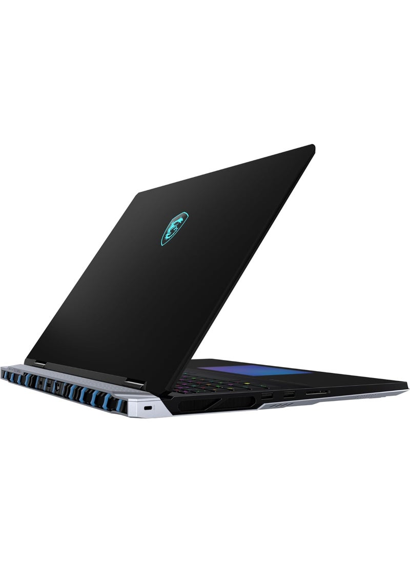 Titan 18 Gaming Laptop With 18 Inch UHD+ (3840x2400) Display,Intel Core Ultra 9-275HX Processor/64GB RAM DDR5/6TB SSD/24GB Nvidia GeForce RTX 5090 Graphics/Windows 11 Pro/ English/Arabic Black