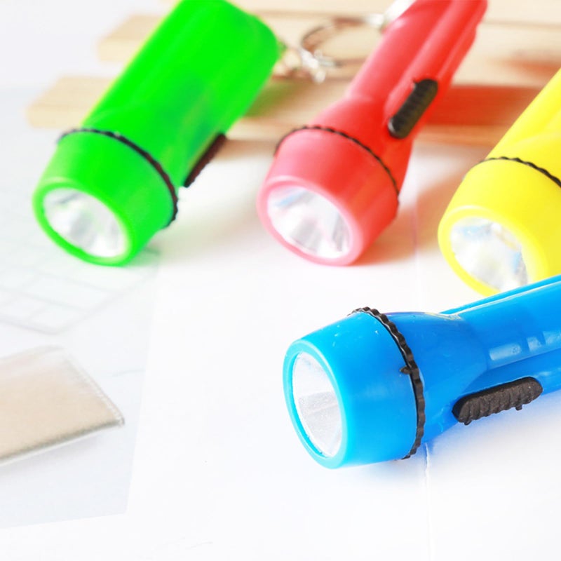 Winbar Mini Flashlight Keychain, 24PCS Bulk Assorted Colors Toy Flashlight for Hiking Camping Party for Kids Night Reading Party Camping Emergency and Hunting - Image 4