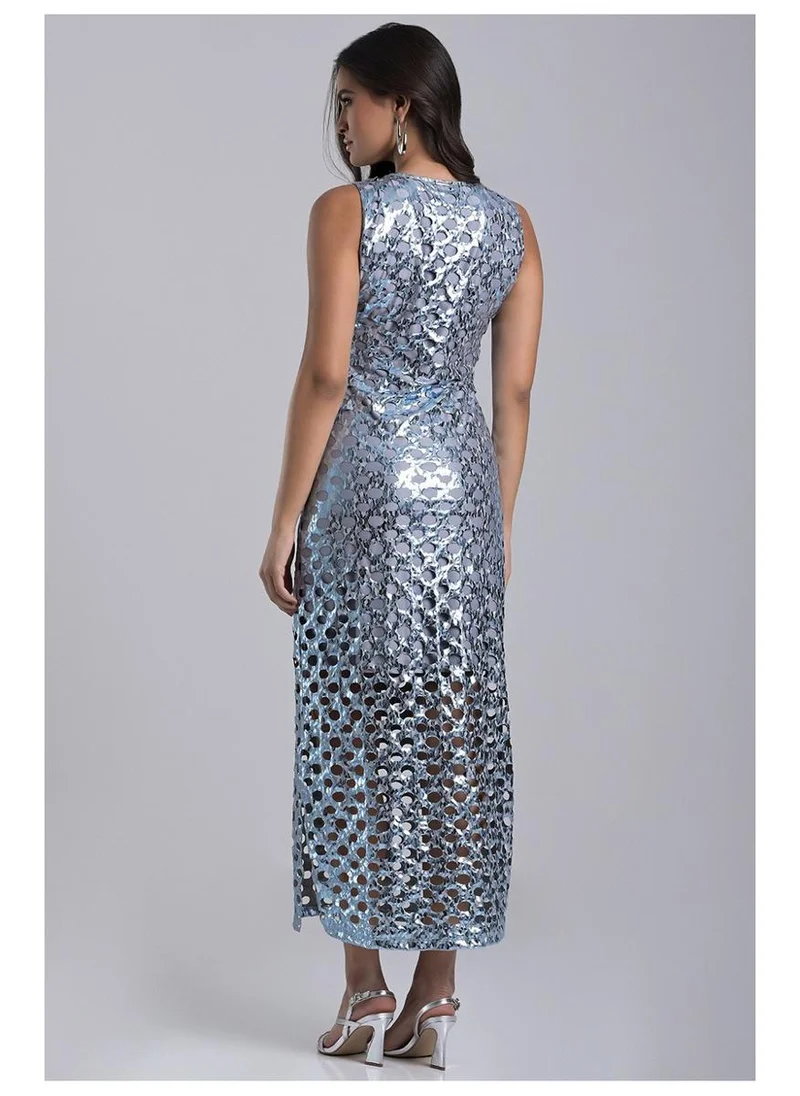 Carmen Steffens  Silver Longuette Dress for Women | Best Price UAE