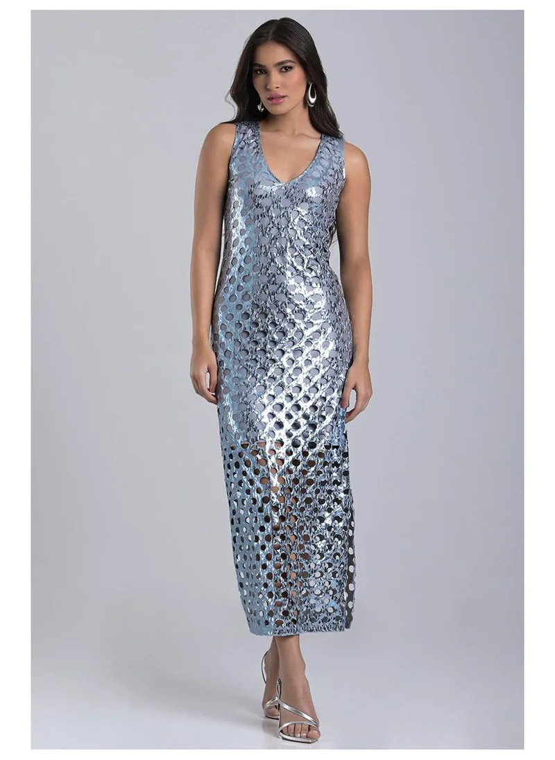 Carmen Steffens  Silver Longuette Dress for Women | Best Price UAE