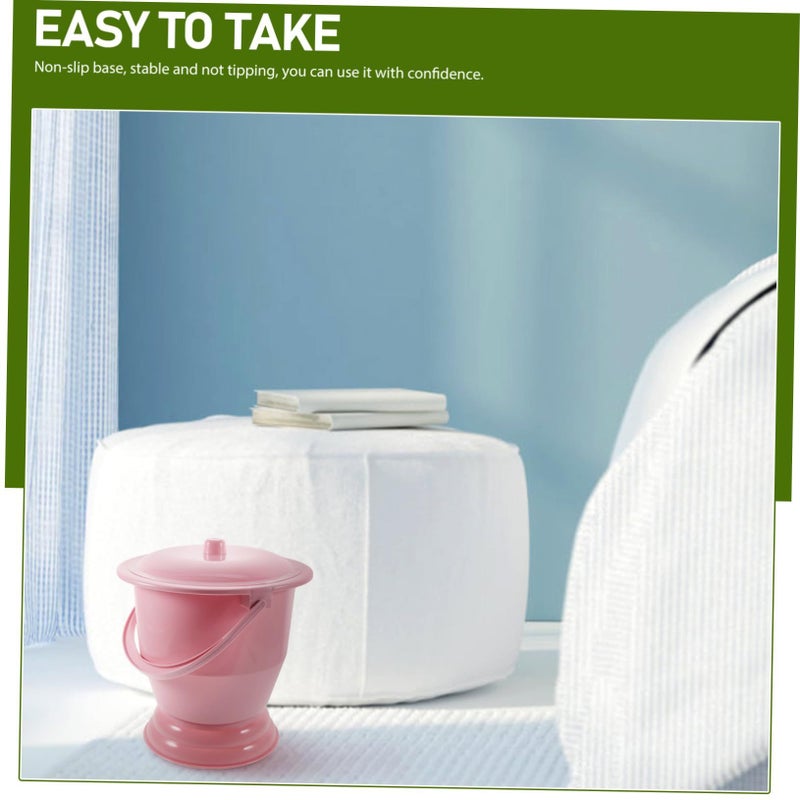 Portable Chamber Pot Lid PP Plastic Spittoon Cover for Elderly Boys and Girls - Image 3