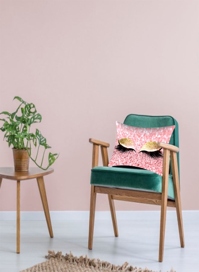 30*50cm Shinning Eyelashes Pillow Case for Home Sofa Bed Car Waist Cushion (M) - Image 2