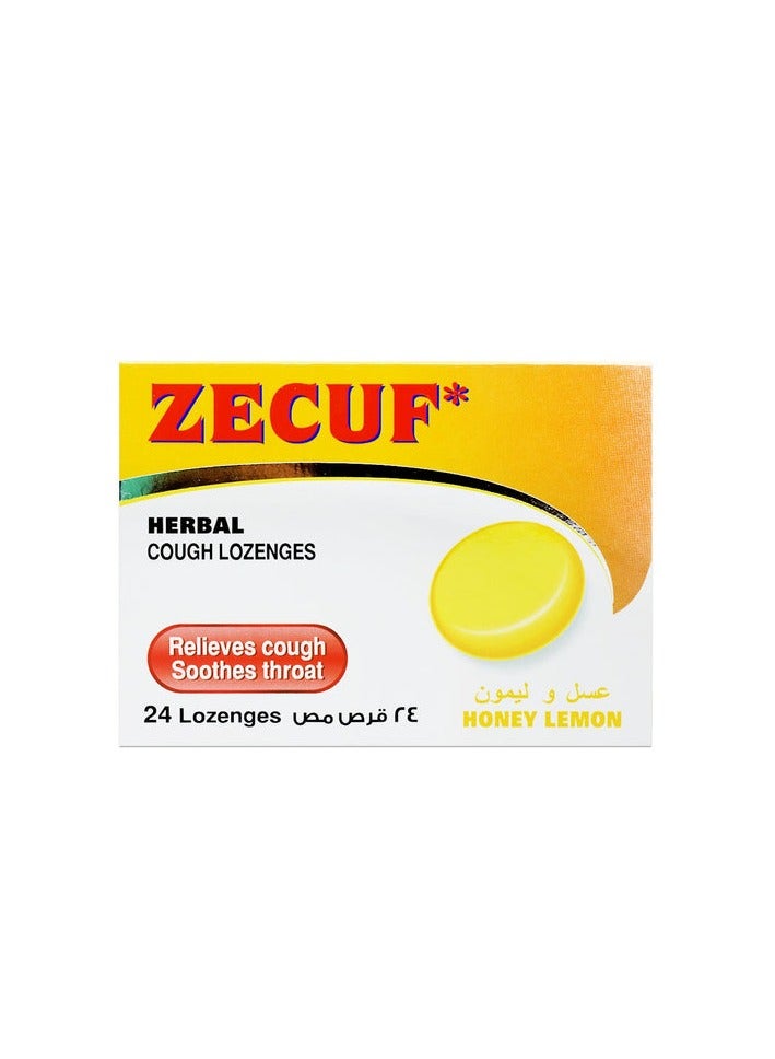 Zecuf Zecuf Lozenges Honey Lemon 24S
