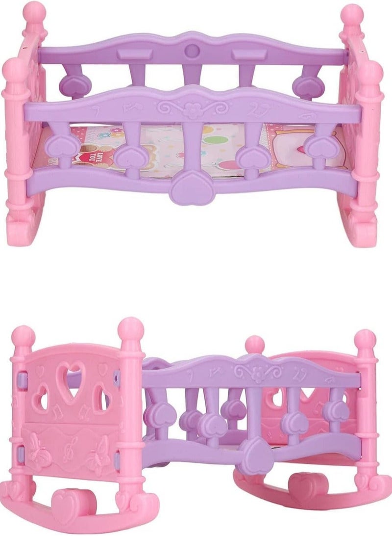 Baby bed, baby cradle, dollhouse furniture - Image 4