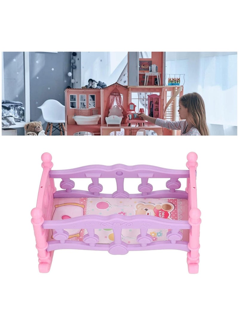Baby bed, baby cradle, dollhouse furniture - Image 5