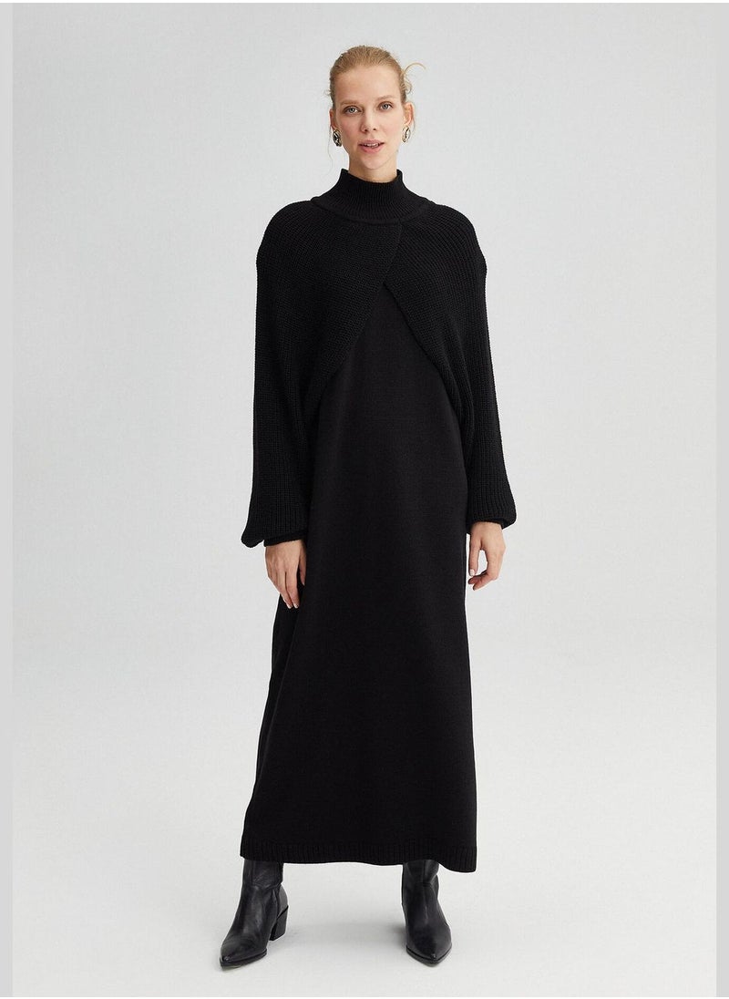 Touche - KNIT DRESS WITH BOLERO - Image 1