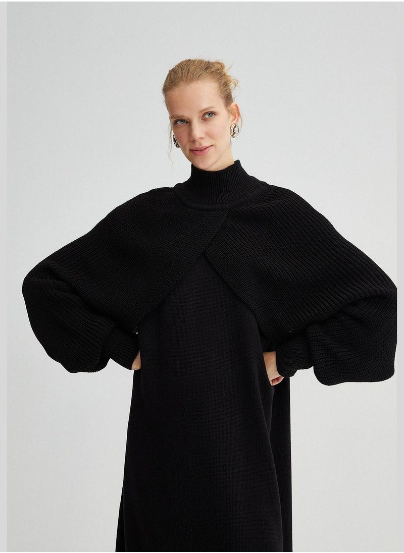Touche - KNIT DRESS WITH BOLERO - Image 1