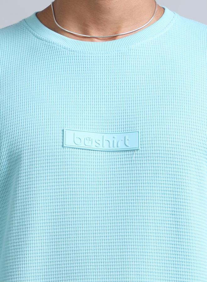 Bushirt Bushirt Textured Round Neck T-Shirt and Shorts Co-Ords - Image 3
