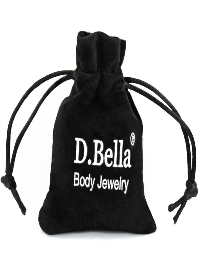 D.Bella 16G Clear Septum Rings Horseshoe Flexible Acrylic Cartilage Tragus Helix Daith Rook Conch Snug Earring Hoop Bioflex Nose Lip Eyebrow Rings Retainer for Work Surgery - Image 3