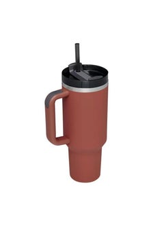 AZAD 40HZ Iced Coffee Cup Tumbler with Handle and Straw Insulated Stainless Steel Vacuum Cup for Hot and Cold Drinks Water Bottles 