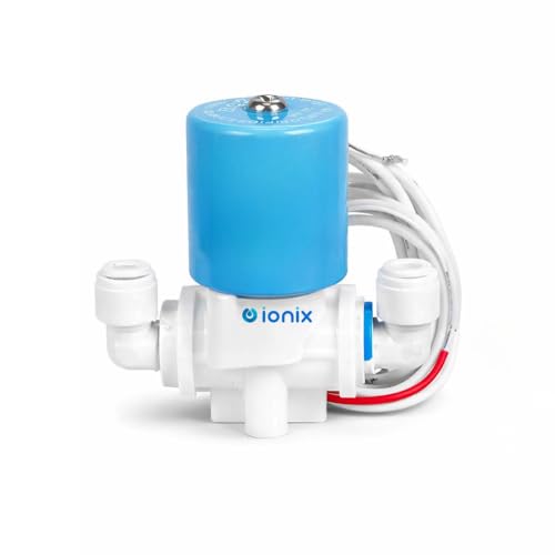IONIX 24 v DC 100% copper Armature Solenoid Valve with connectors | Solenoid Valve 24v | Water Flow Control for All Type of RO Water Purifiers Pack 01 - Image 2