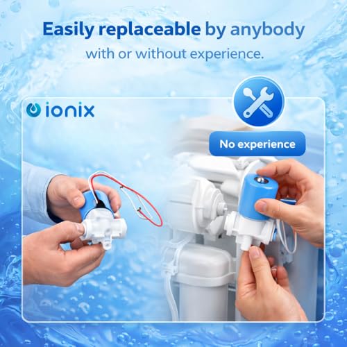IONIX 24 v DC 100% copper Armature Solenoid Valve with connectors | Solenoid Valve 24v | Water Flow Control for All Type of RO Water Purifiers Pack 01 - Image 5