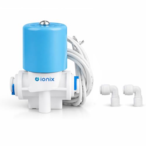 IONIX 24 v DC 100% copper Armature Solenoid Valve with connectors | Solenoid Valve 24v | Water Flow Control for All Type of RO Water Purifiers Pack 01 - Image 1