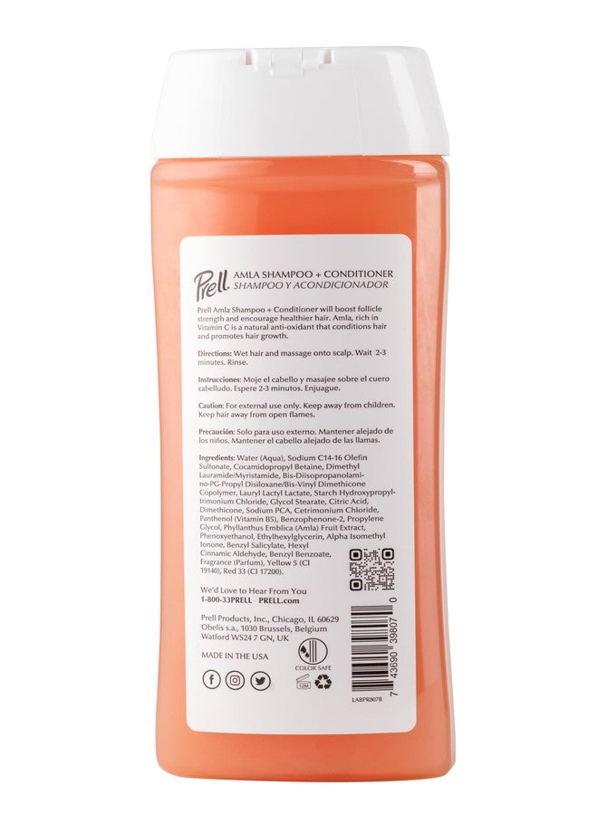 Prell AMLA Boosts & Restores Color Safe Shampoo & Conditioner for Dull, Fine Hair 13.5 fl.oz - Image 3